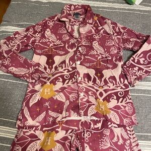 Pottery Barn Teen Harry Potter Christmas Flannel Pajama Set